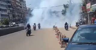 মহাখালী বাস টার্মিনালে ককটেল বিস্ফোরণ, আটক ৪